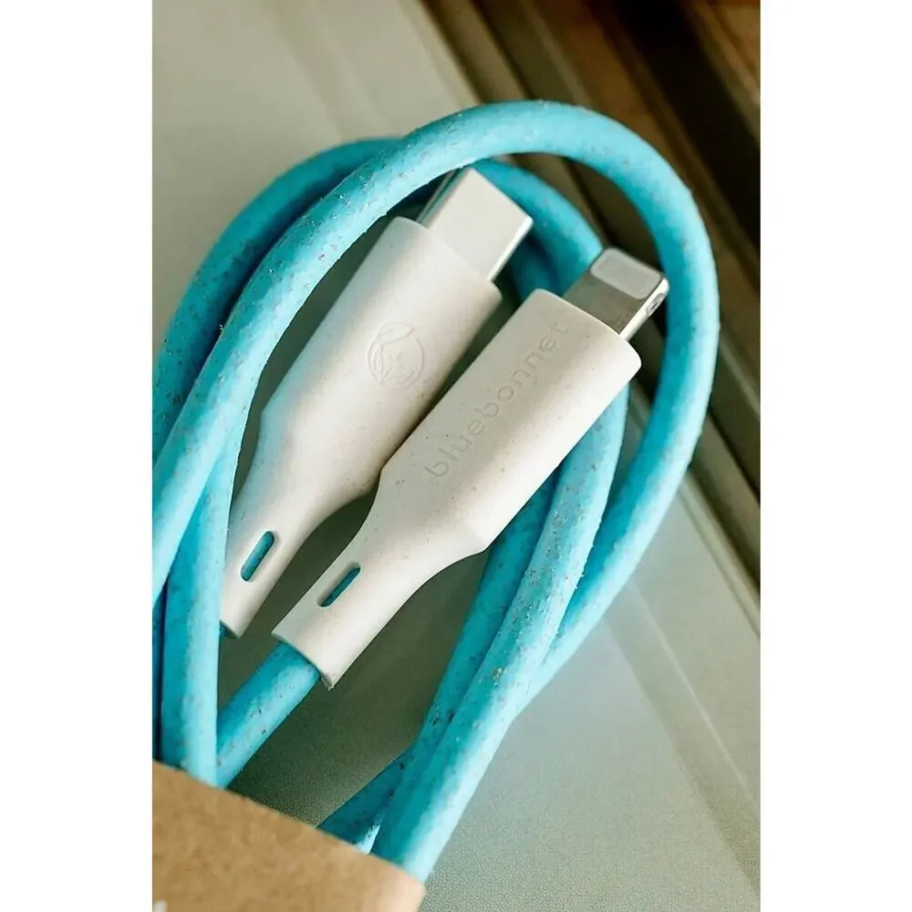 BlueBonnet The Companion USB-C 4FT iPhone Charging Cable